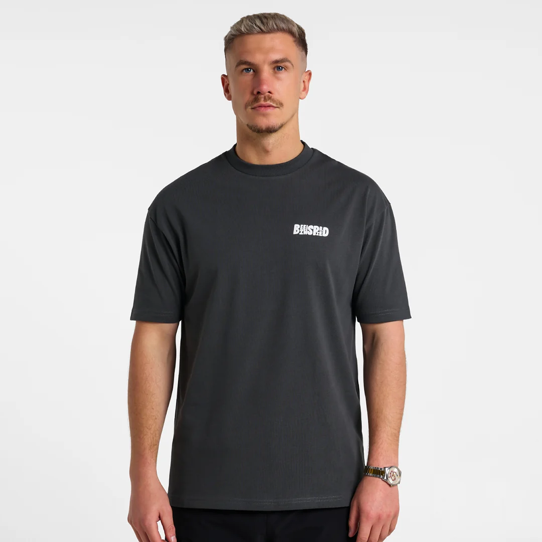 Aguirre Oversized T-Shirt - Charcoal - Image 5