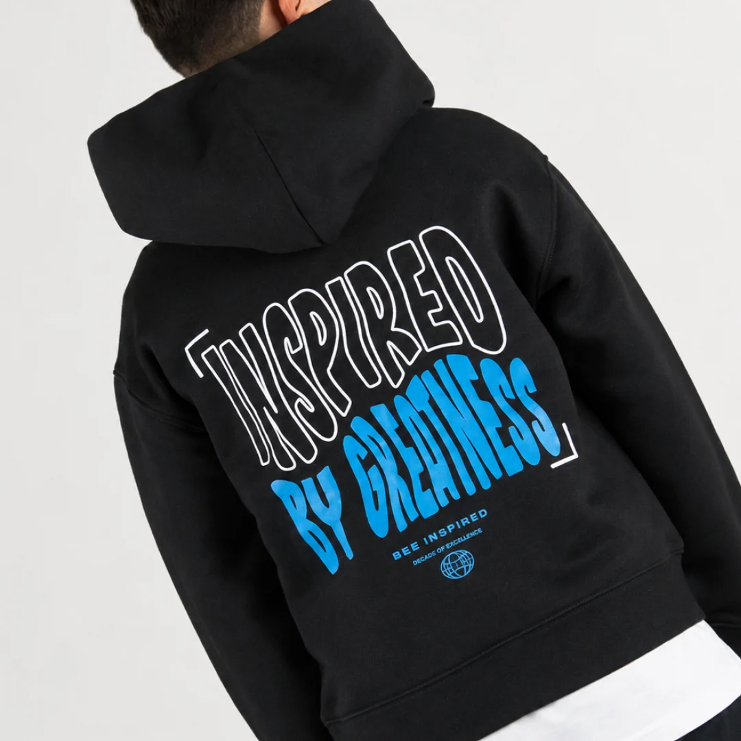 Junior Aguirre Hoodie - Black/Blue - Image 3