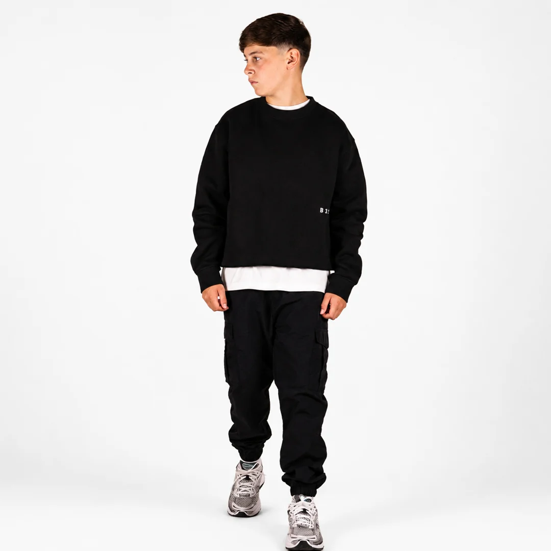 Junior Madueke Cargo Pants  - Black - Image 3
