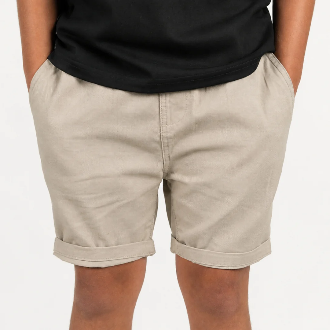 Junior Santos Shorts - Stone - Image 4