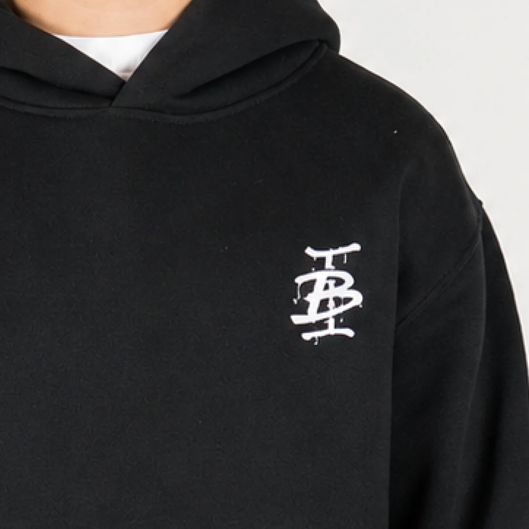 Junior Tonali Hoodie - Black/Pink - Image 4