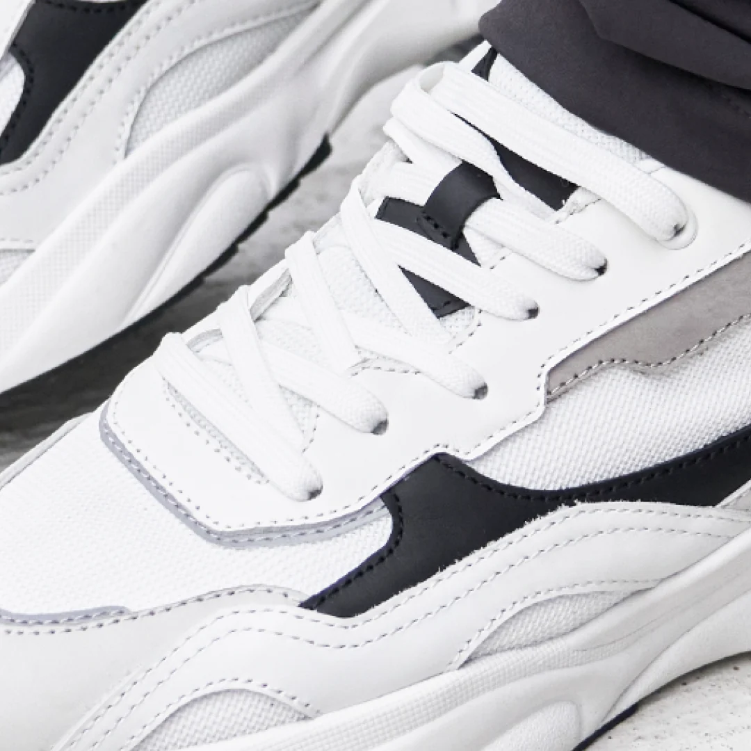 Ricardo Runner Trainer - White / Black - Image 3