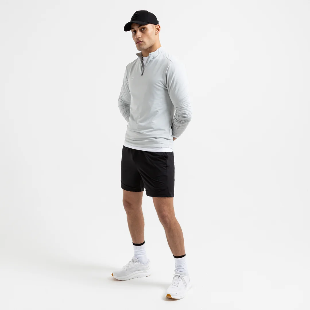 Signature Sports 1/4 Zip - Light Grey - Image 3