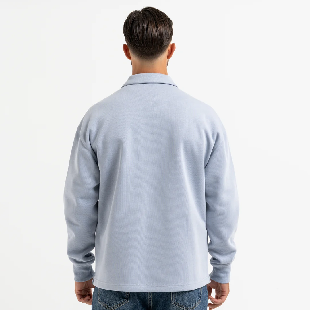 Zico Zip Polo - Blue - Image 3